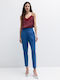 Damen Stoff Hose Blau