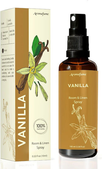 Vanilla Natural Room Linen & Pillow Spray Essential Oil Vanilla 100ml