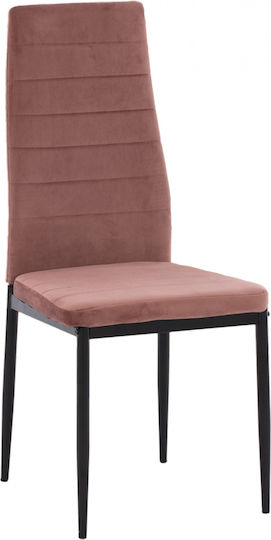 Scaune Sala de mese Rose 53x39x96buc 6buc Rotten Apple/Black