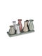 Bizzotto Decorative Vase Samy Multicolour 12.8x8.5x26cm