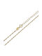 Silver Chain Neck Spiral Gold-plated