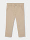 Kids Trousers Chino Fabric Sand