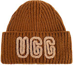 UGG Chunky Beanie Beanie with Rib Knit in Brown...