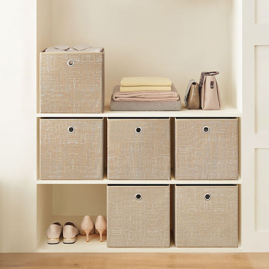 Songmics Stoff Aufbewahrungsboxen mit Deckel 6 Stück Songmics Stoff Aufbewahrungsboxen mit Deckel 6 Stück