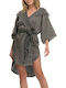 Sunday Habits Women's Maxi Caftan Beachwear Gray