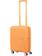 American Tourister Soundbox Βαλίτσα Ταξιδίου Καμπίνας Σκληρή Papaya Pop με 4 Ρόδες Ύψους 55εκ.