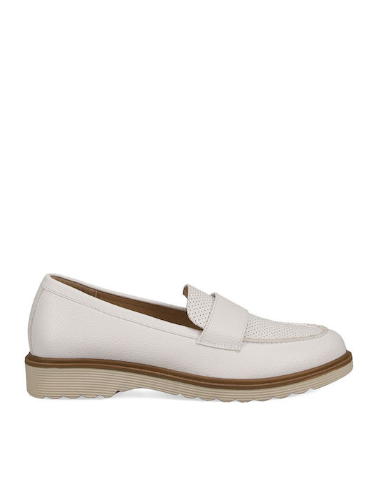 Migato Γυναικεία Loafers σε Λευκό Χρώμα