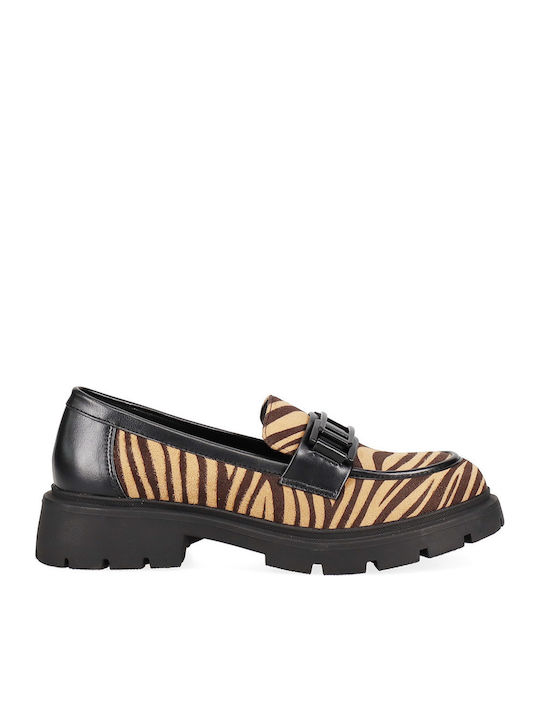 Γυναικεία Loafers σε Καφέ Χρώμα