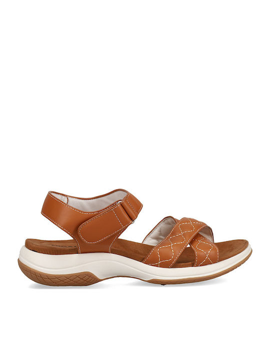 Дамски Анатомични Сандали Flatforms Кафяви