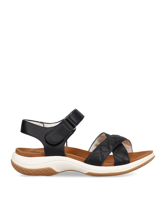 Дамски Анатомични Сандали Flatforms Черни