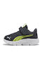 Flexfocus Παιδικά Sneakers με Σκρατς Μαύρα