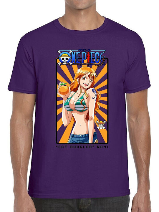 Tricou One Piece Nami Pop Culture Violet