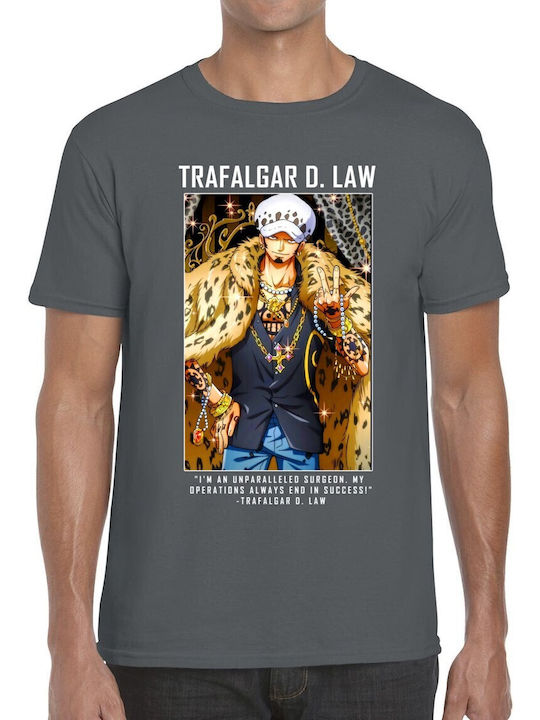 Tricou One Piece Law Pop Culture Cărbune