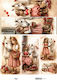 Rice Paper Maja's Memories 30x42cm Horse Girl M...