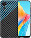 Θήκη Oppo A78 4g Techsuit Carbonite Fiber Shell Μαύρο Μπλε