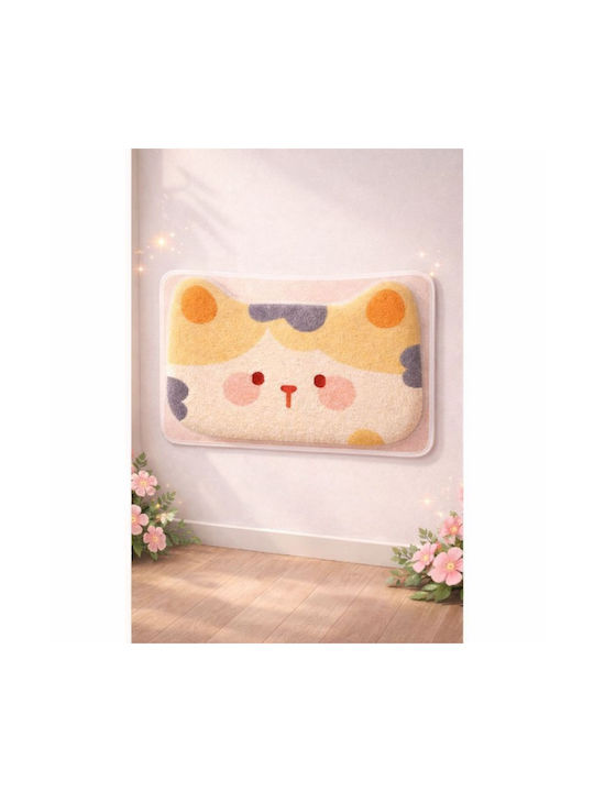 Scratcher Stâlp pentru zgâriat pisici Copaci pentru pisici Portocaliu Montat pe perete 50x80cm