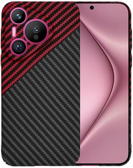 Techsuit Umschlag Rückseite Schwarz (Huawei Pura 70)