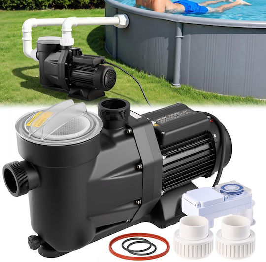Vevor Pompa De Apă Pentru Piscină Cu Filtru Cu O Singură Fază Cu Alimentare Maximă 28800 Lt/h