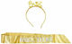 Headband Bridal Ribbon Bride To Be Bachelor Gold