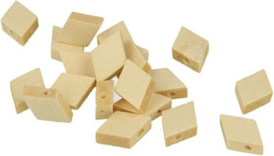 Wooden Beads Lusy By Artemio Rhombus 19x12.8mm 20pcs