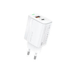 Foneng Зарядно без кабел с USB-A порт и USB-C п...