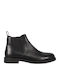 Leather Black Men's Boots