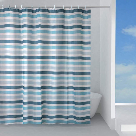 Gedy Τρατο Duschvorhang 240x200cm Blau