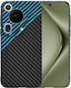 Husă Huawei Pura 70 Ultra Techsuit Carbonite Fibershell Negru Albastru