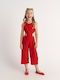 Combinezon din Material Textil pentru Copii Red