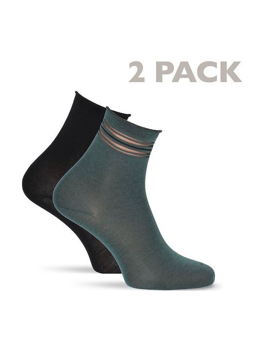 Tamaris Γυναικείες Κάλτσες Olive/black 2Pack Tamaris Γυναικείες Κάλτσες Olive/black 2Pack