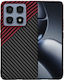 Husă Xiaomi 14t Pro Techsuit Carbonite Fibershell Negru Roșu