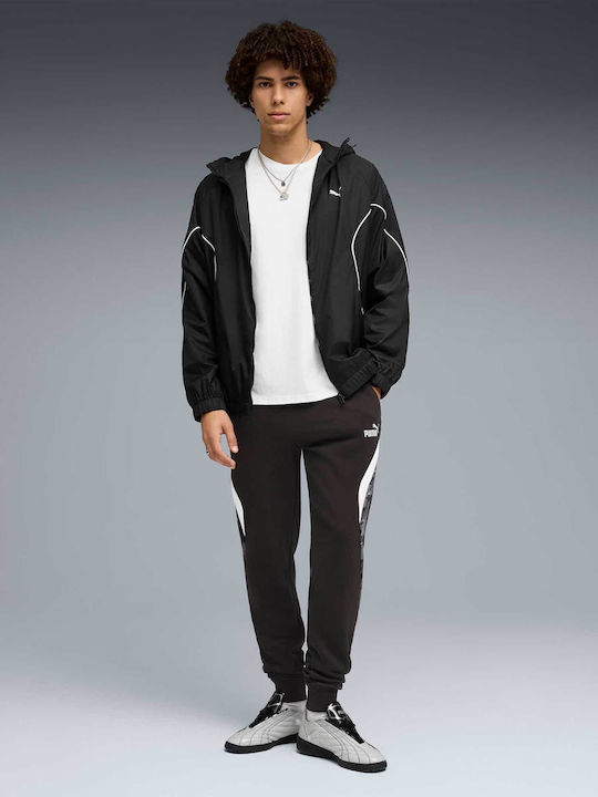 Sweatpants with Elastic Black