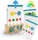Ξύλινο Εκπαιδευτικό Παιχνίδι Logical Key Game Expert Montessori Play Top Bright +3 Ετών