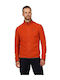Men's Fleece Cardigan Red