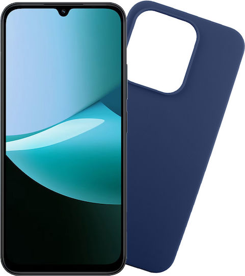 Volte-Tel Silicone Back Cover with Blue Neck Strap for Redmi 15C 5G
