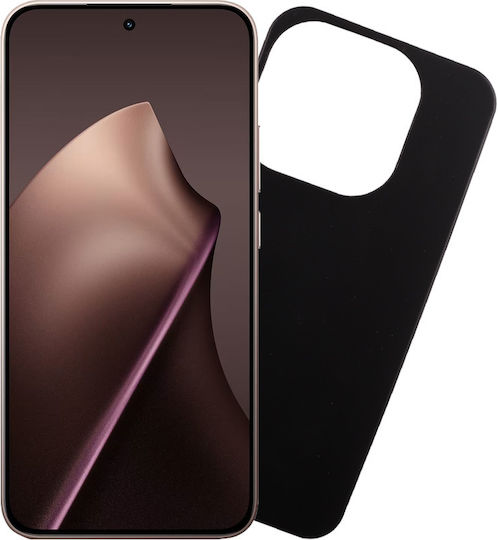 Volte-Tel Back Cover Din Silicon Cu Curea Neagră Xiaomi 15T