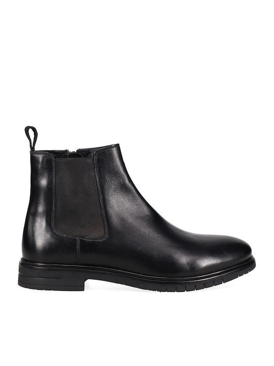 Migato Leder Chelsea-Stiefel Schwarz Herrenstiefel