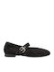 Mei Mei J Damen Ballerinas Schwarz