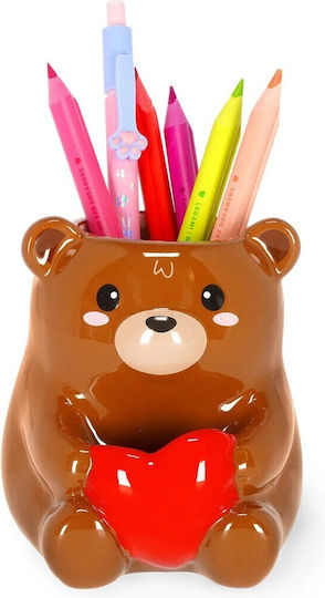 Legami Suport Pentru Creioane Ceramic Desk Friends Teddy Bear