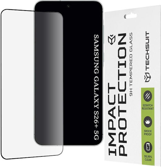 Techsuit 111d Full Cover Full Glue Glass Samsung Galaxy S26 Plus Black