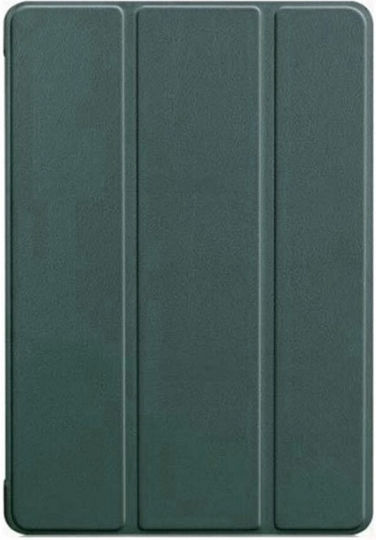 Oem Tri-fold Flip Cover din Piele Ecologică Xiaomi Pad 6s Pro 12.4 Verde Închis
