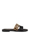 Flache Sandalen für Damen in Schwarz Farbe