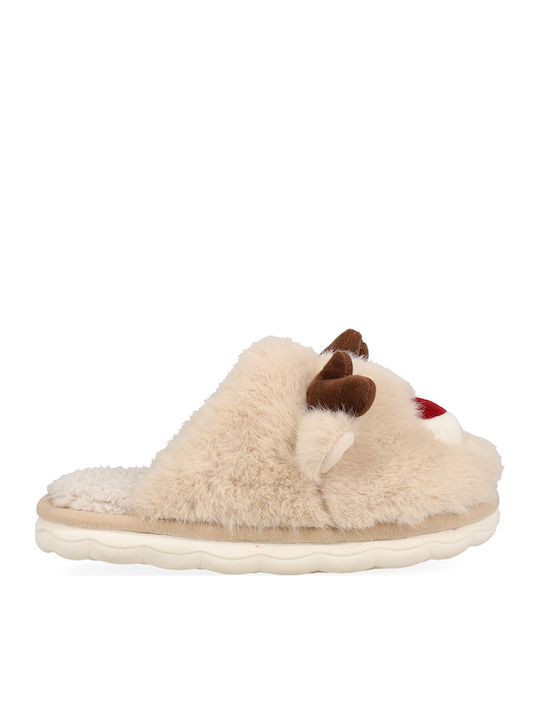Migato Winter Women's Slippers Beige