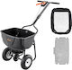 Vevor TCSBJ60LBSPZF8R6S001V0 Wheeled Seed/Fertilizer Distributor with Capacity 27.22kg