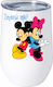 С Обич Много Minnie Mickey Mouse No4 Чаша Термос Неръждаема Стомана Двойна Стена 500ml – Премиум Качество Свети Валентин