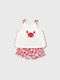 Kids' Set with Shorts Summer 2pcs Red