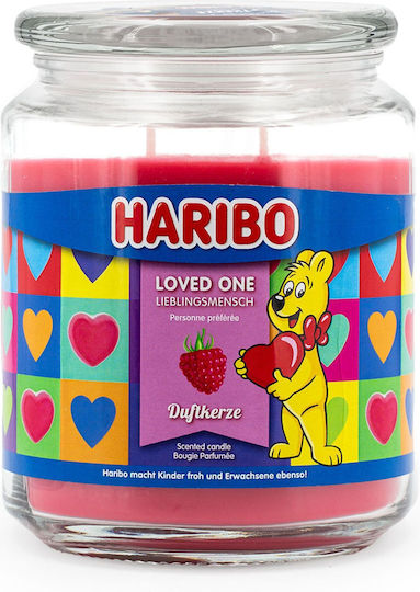 Haribo Διακοσμητικό Κερί σε Βάζο 30x10εκ.