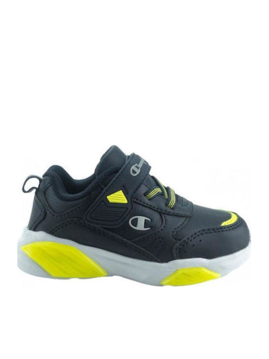 Champion Παιδικά Sneakers με Σκρατς & Φωτάκια Μπλε