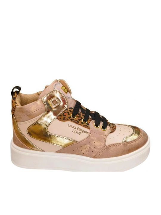 Παιδικά Sneakers High Ανατομικά Ροζ