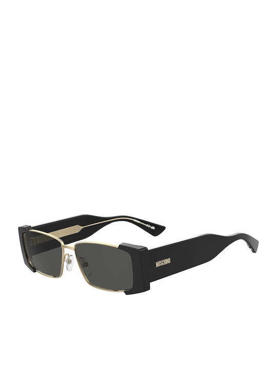 Moschino Unisex Sunglasses with Black Frame and Black Lens MOS206/S 2M2/IR
